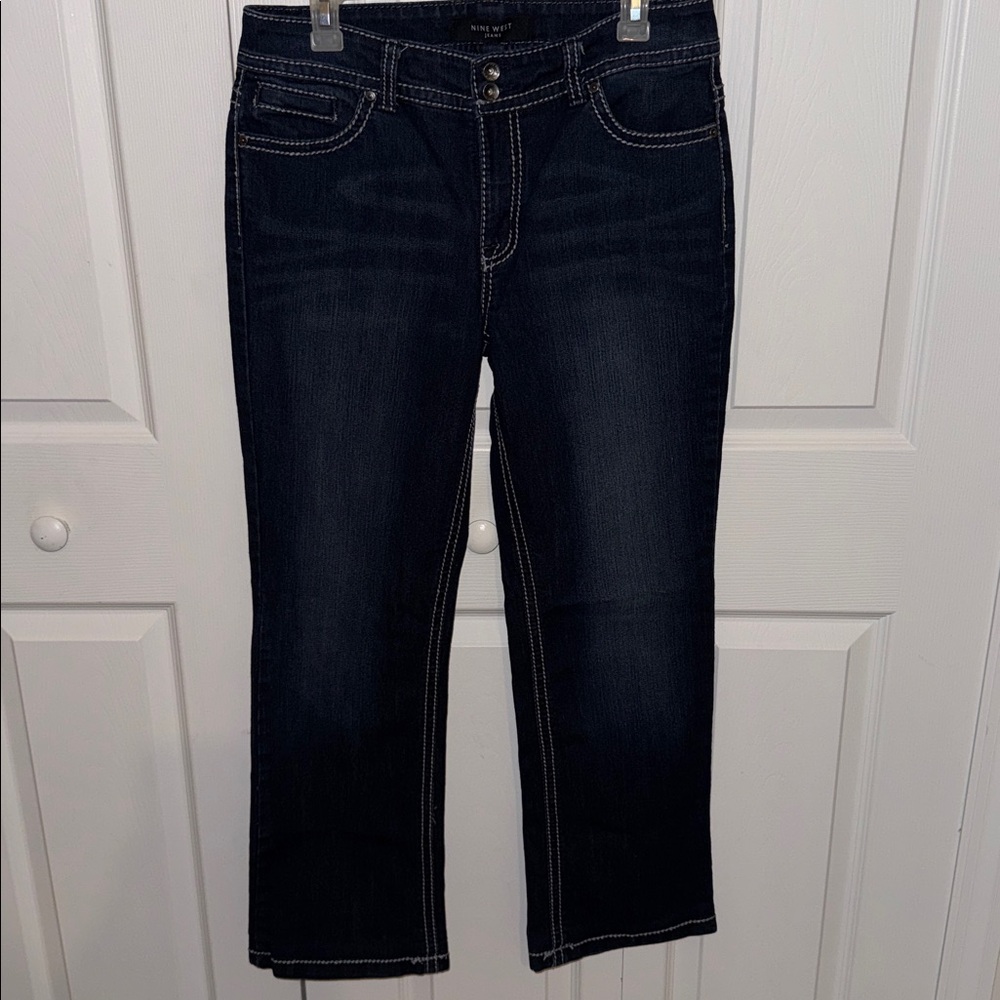 Nine West jeans, Size 10, Fancy Back Pockets, EUC